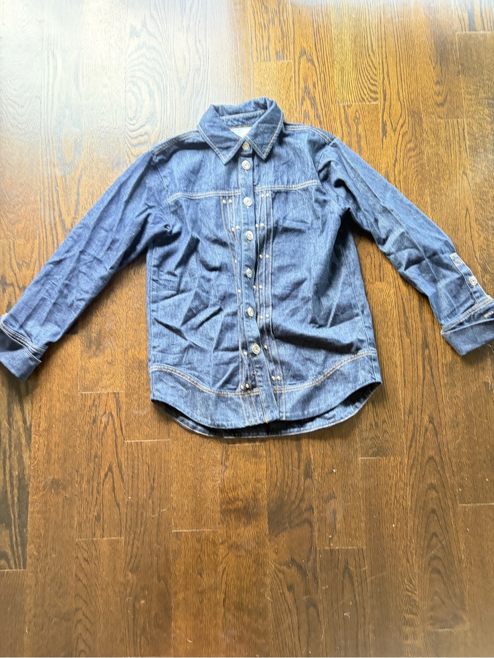 Denim Button-Down Shirt - Blue